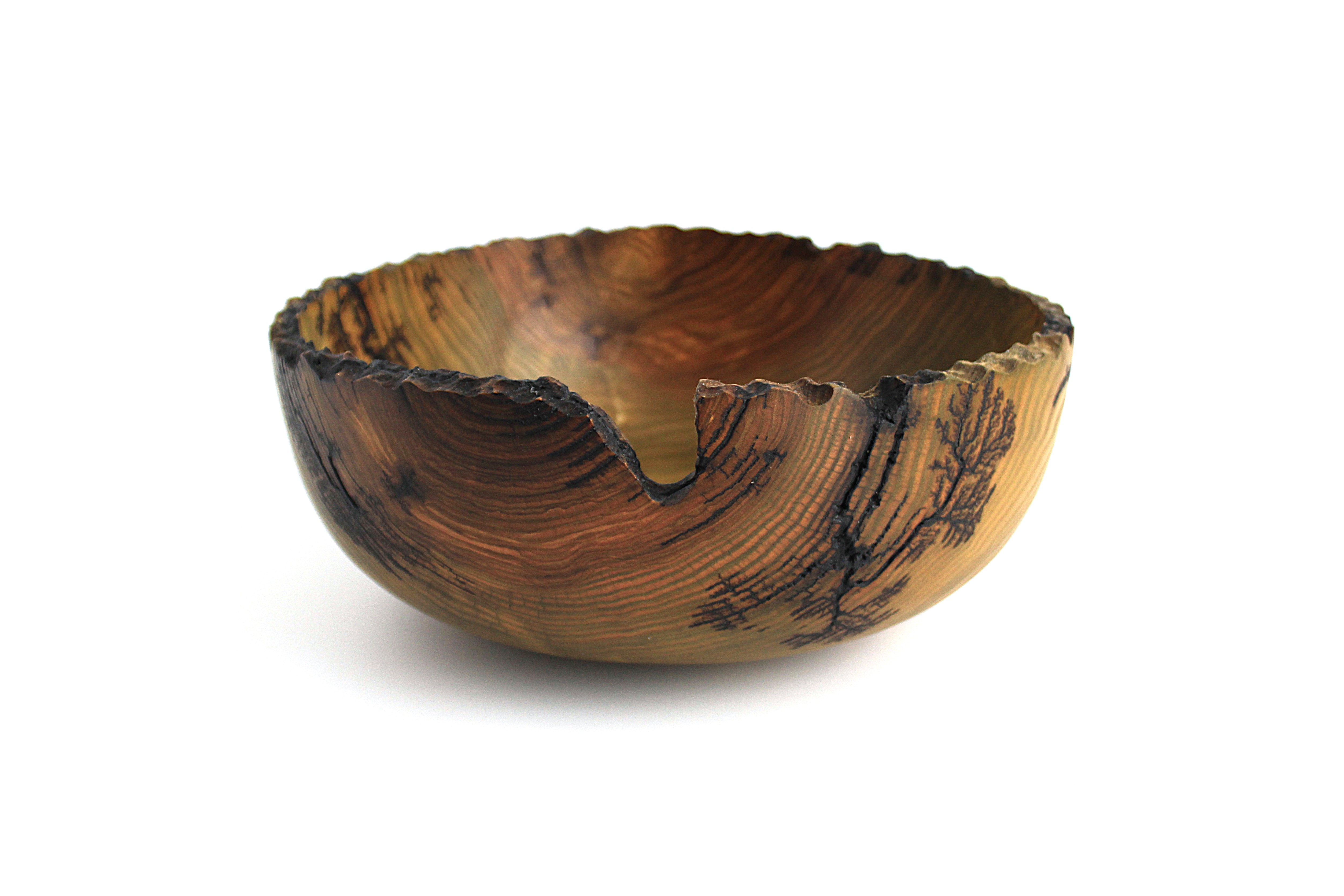 Салатник з ясена ручної роботи