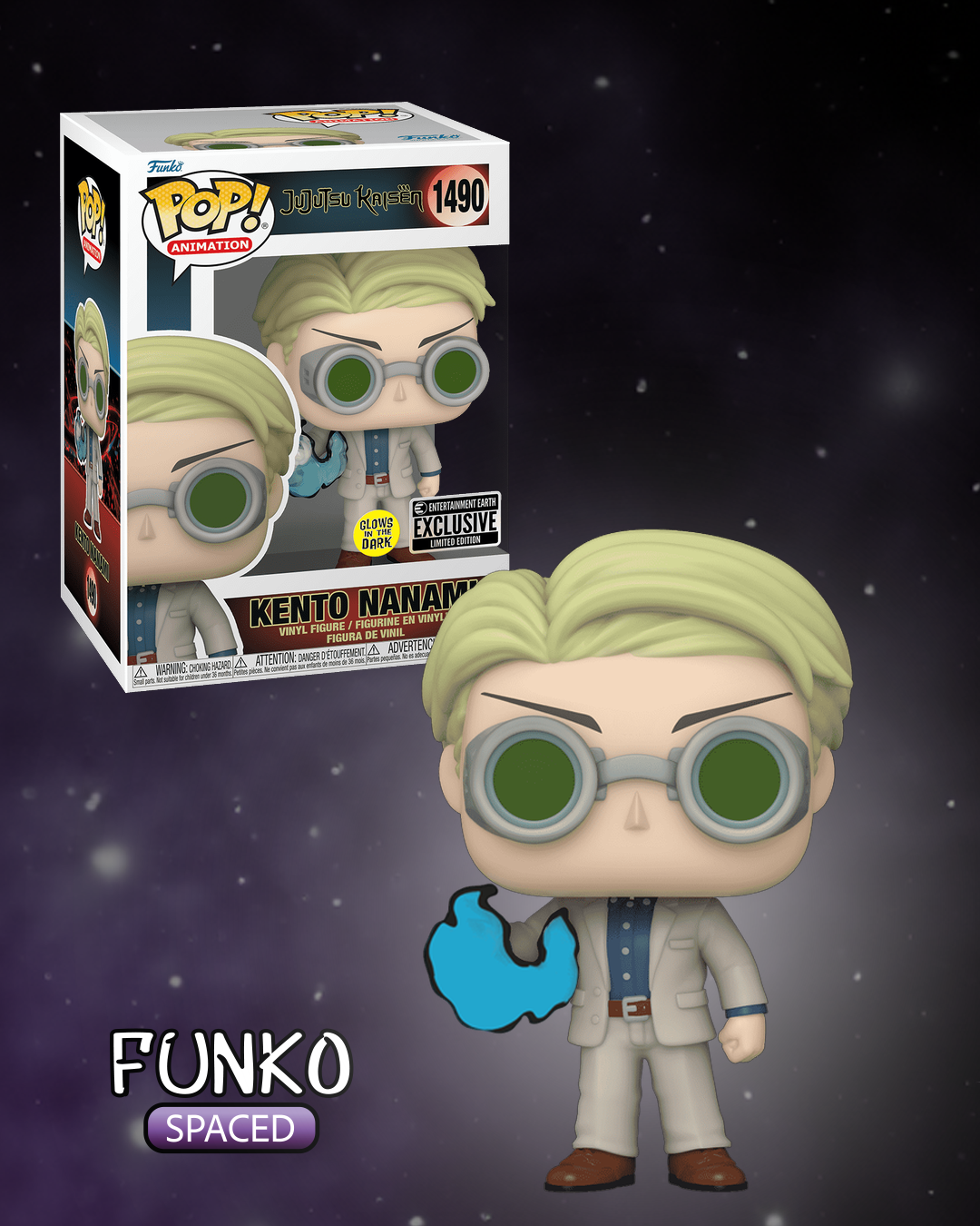 Фігурка Funko Pop Jujutsu Kaisen - Glow Kento Nanami | Фанко Поп Магічна битва - Кенто Нанамі #1490