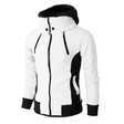 Casual Zip Up Hooded Sweatshirt For Men | Fake Two Piece Style Hoodie