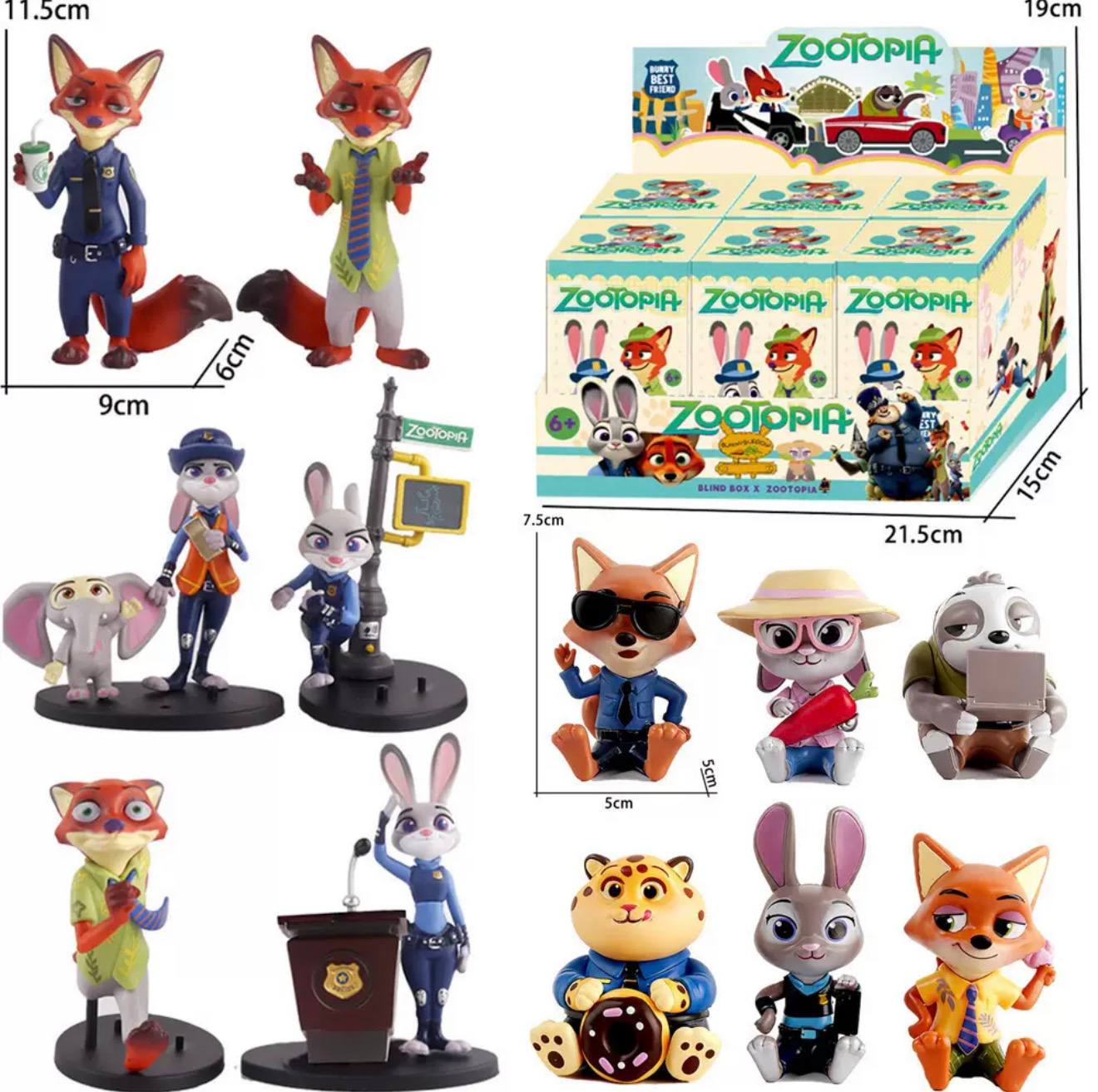 Набір колекційних фігурок-сюрпризів «Зоотрополіс» (Zootopia Blind Box Set),  фігурка-сюрприз,1 шт