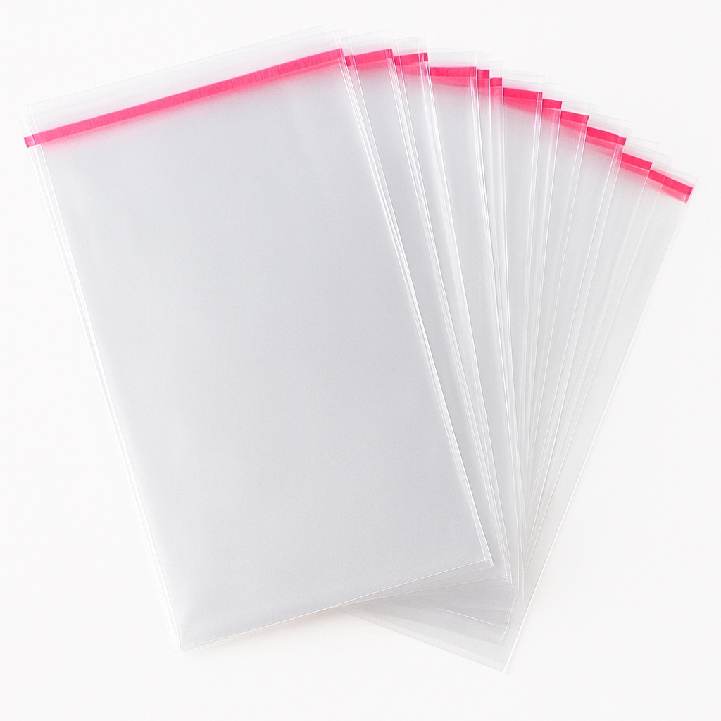 Пакет БОПП 200*250 мм, 25 мкм, з клейкою стрічкою, 1000 шт