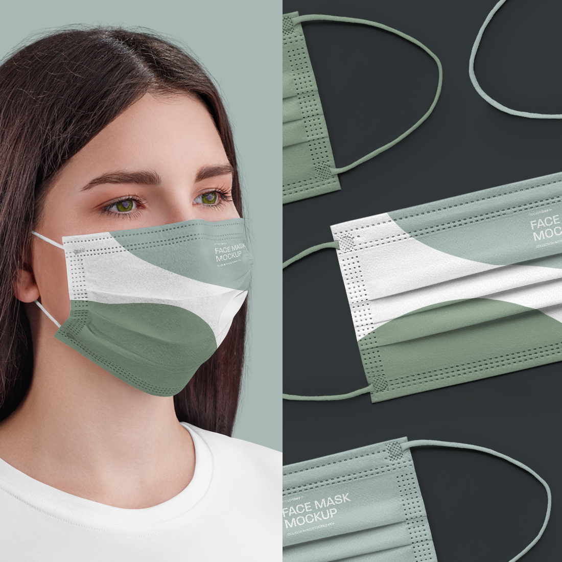 11 Mockups Face Mask