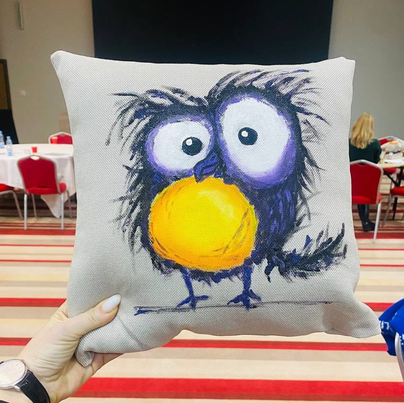 Розпис подушки