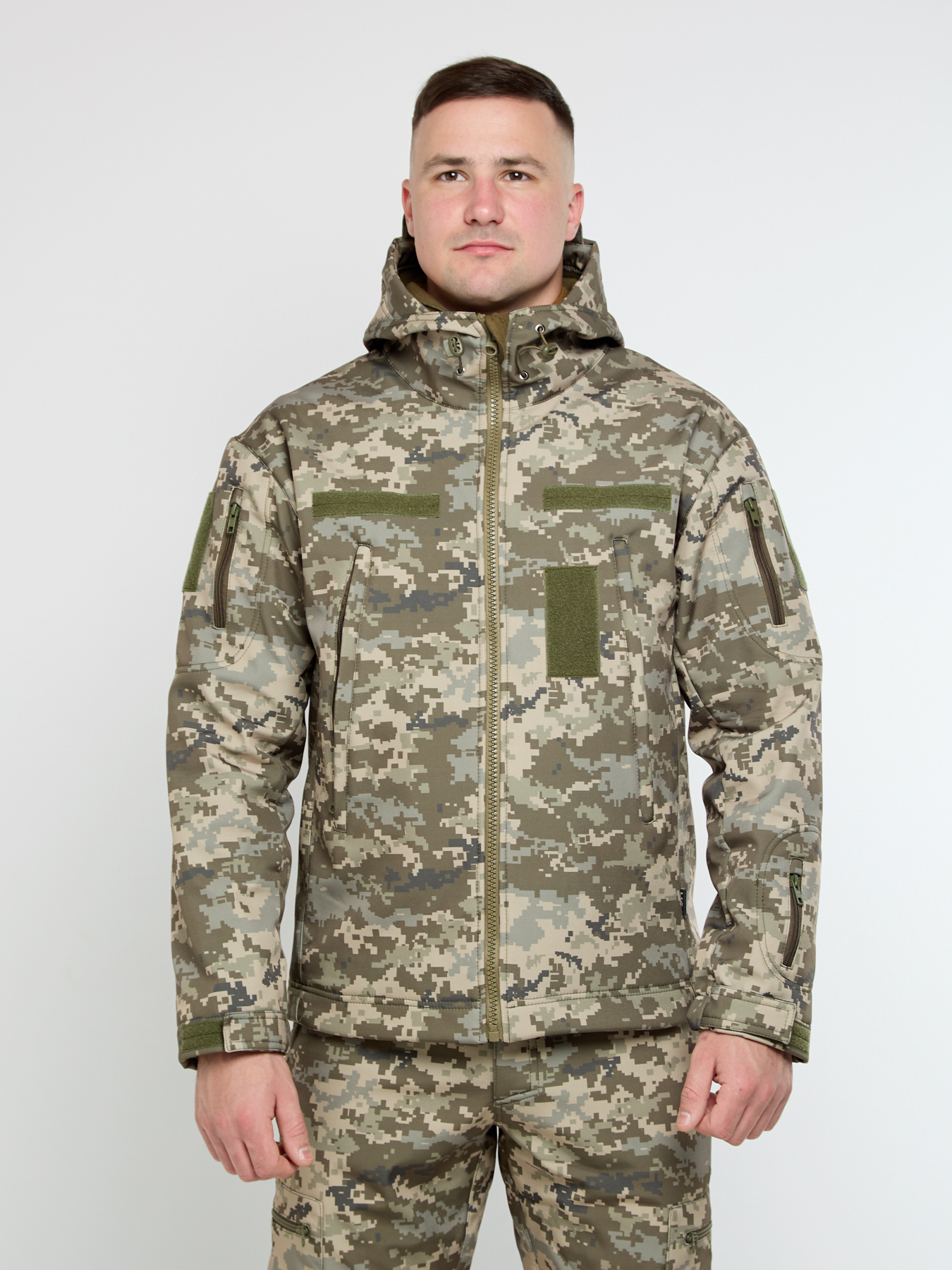 Куртка чоловіча UKM Softshell піксель