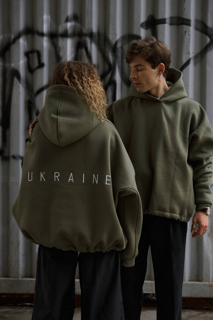 Патріотичний худі UKRAINE. Модель unisex