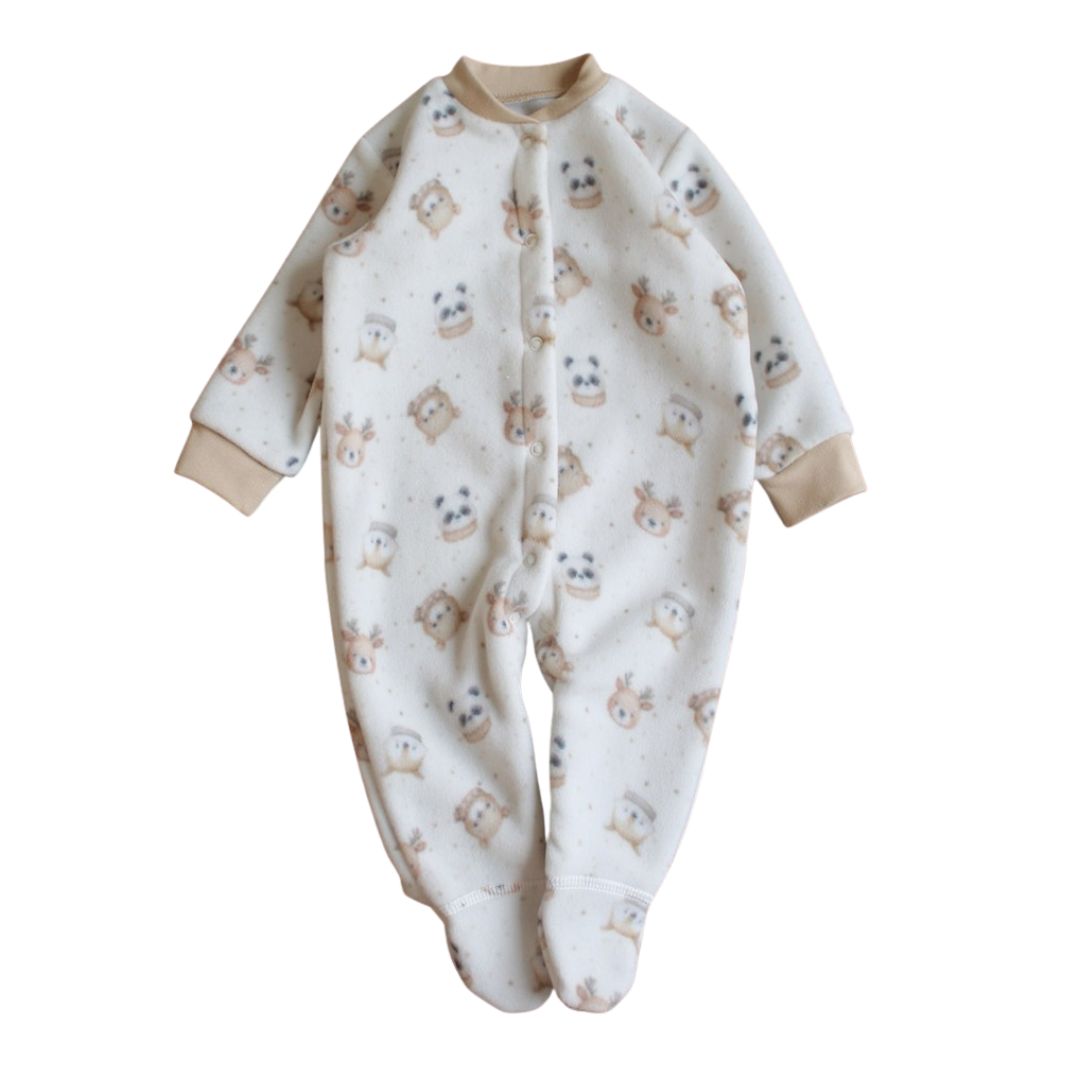 Теплий флісовий чоловічок для немовляти