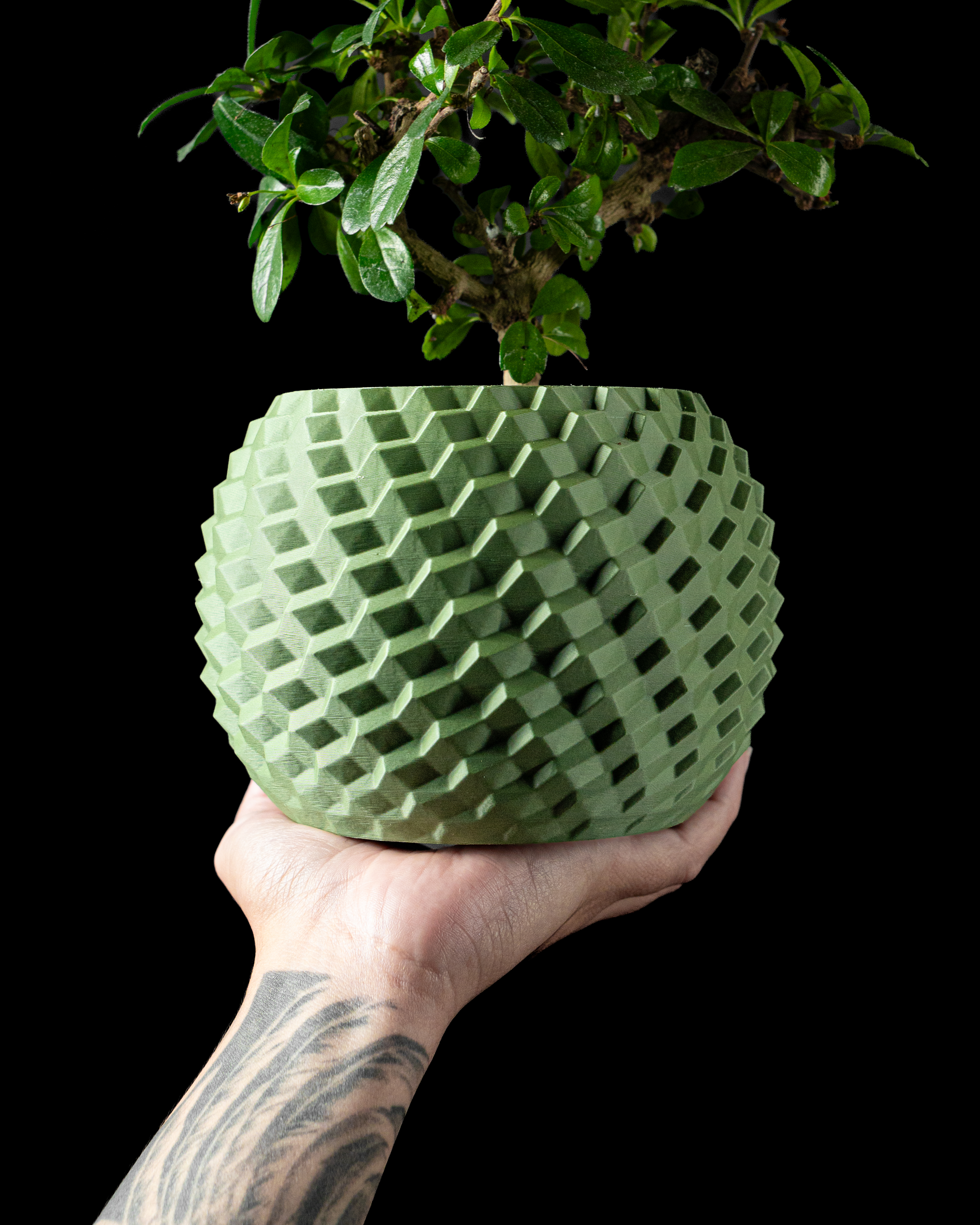 Cobble Planter Pot – Modern 3D Printed Planter