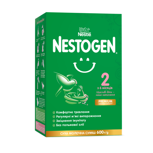 Суміш Nestle Nestogen 2 з 6 місяців 600 г