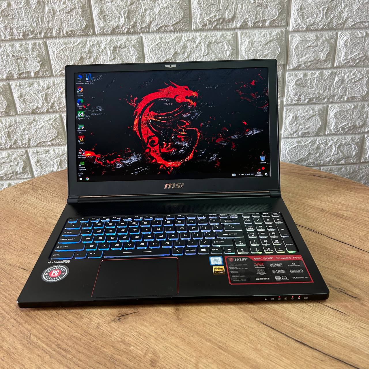 MSI GS63VR Stealth Pro 7RF