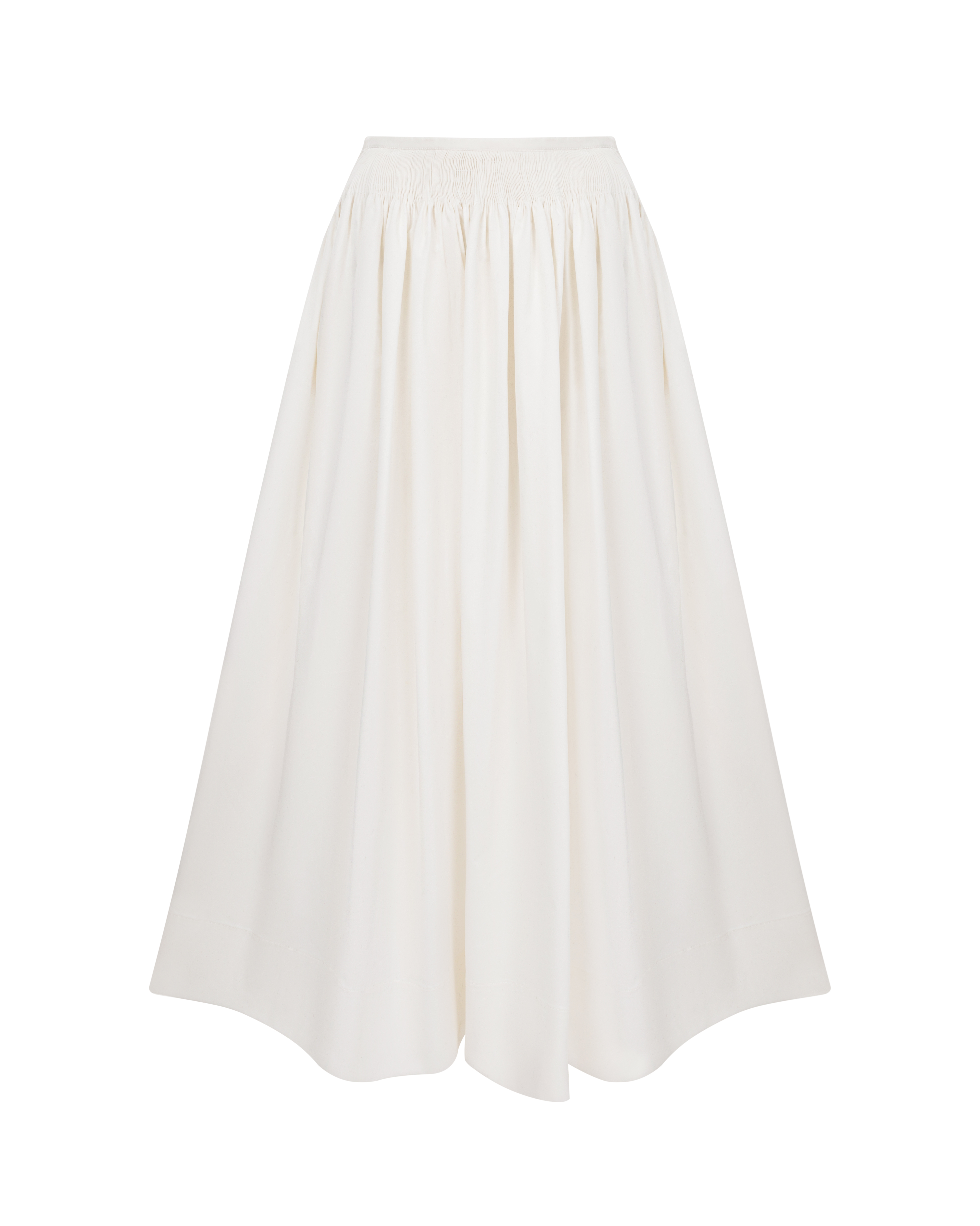 Спідниця з брижами бавовняна