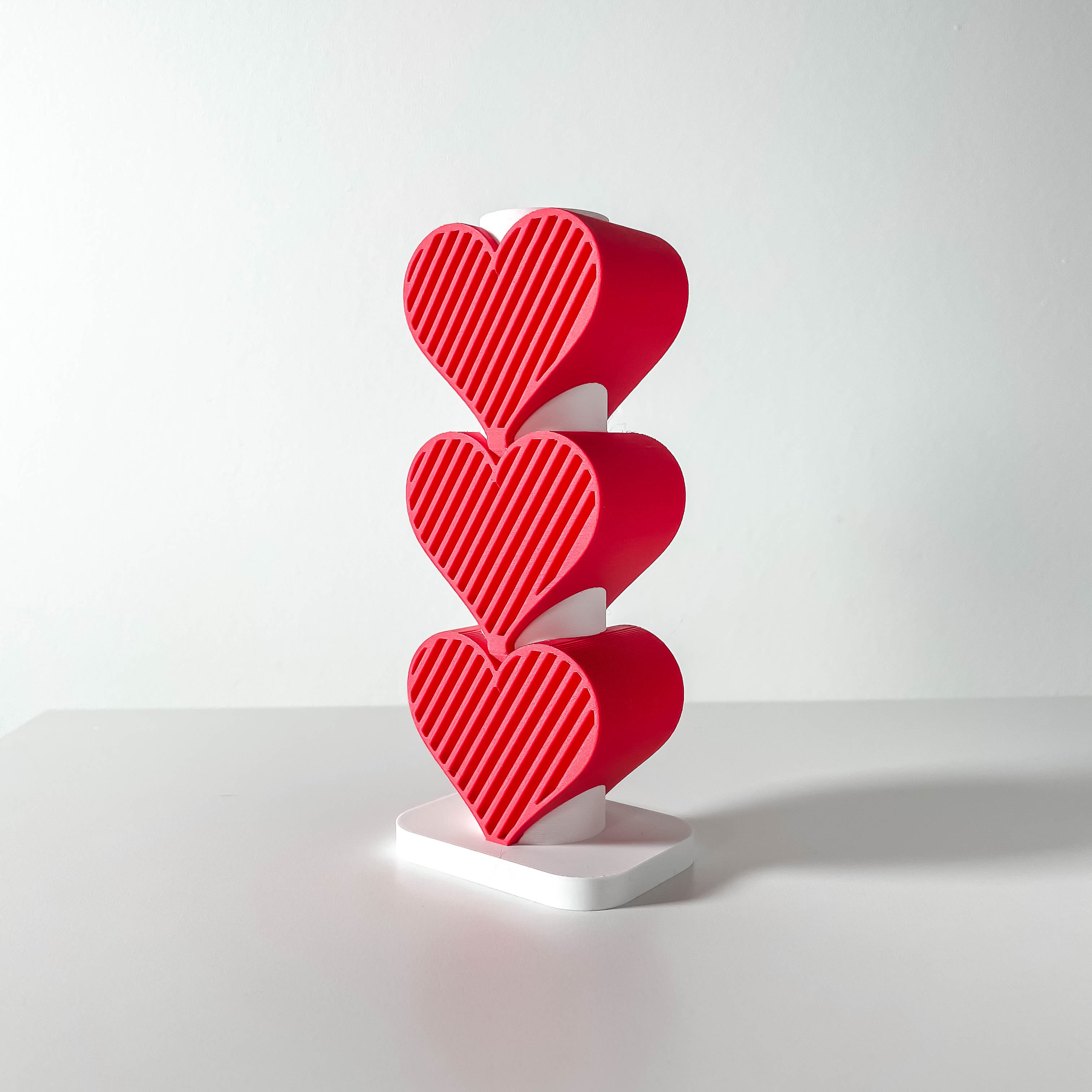 Valentine Heart Vase – Romantic 3D Printed Vase