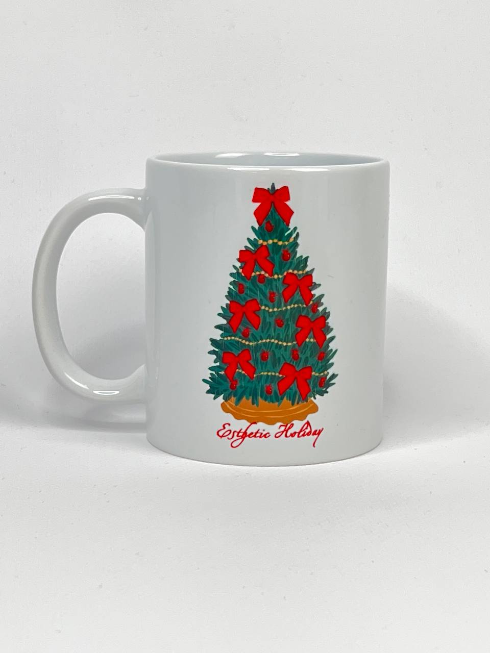 Чашка з принтом Ялинка
