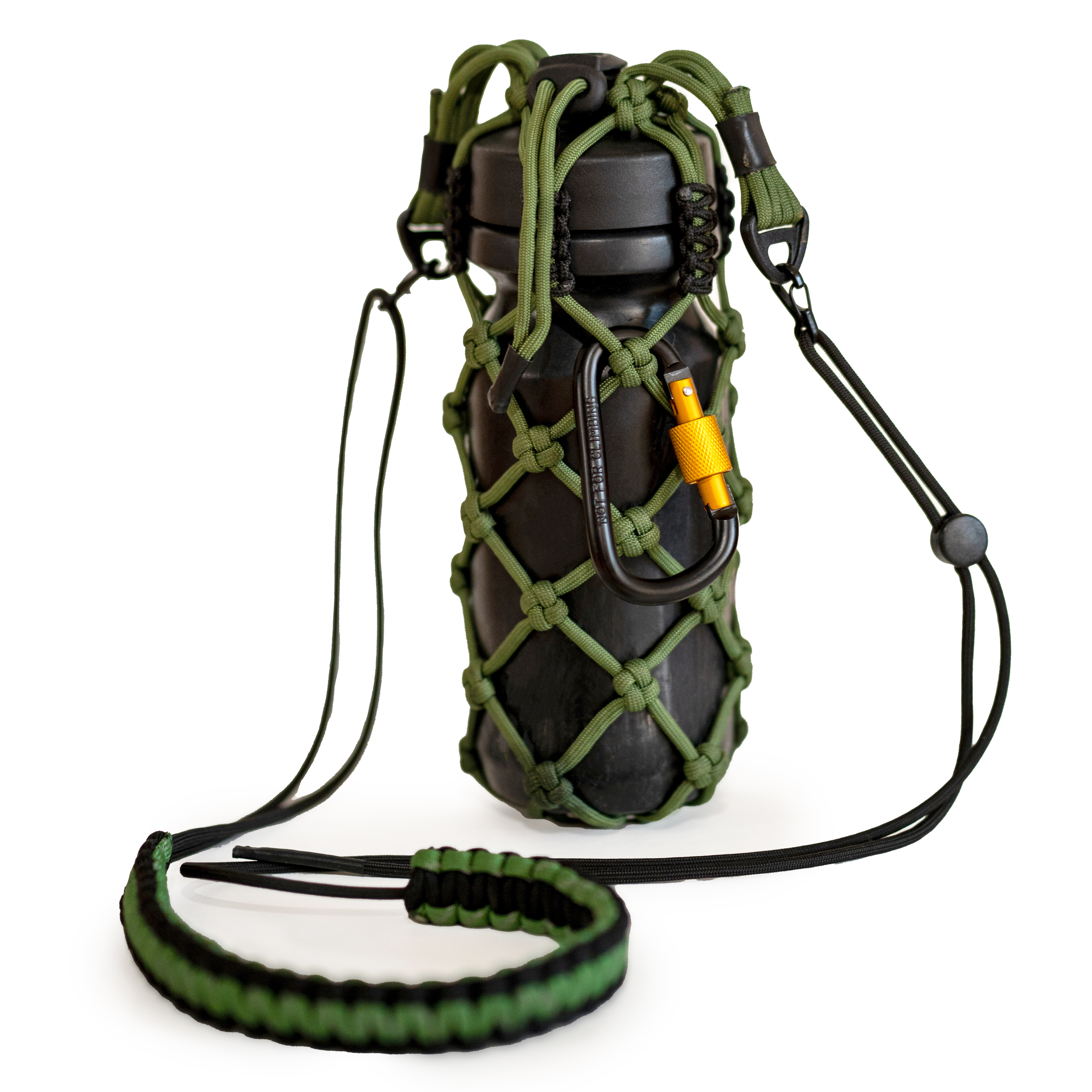 Cord Bottle Holder "Basic" Moss