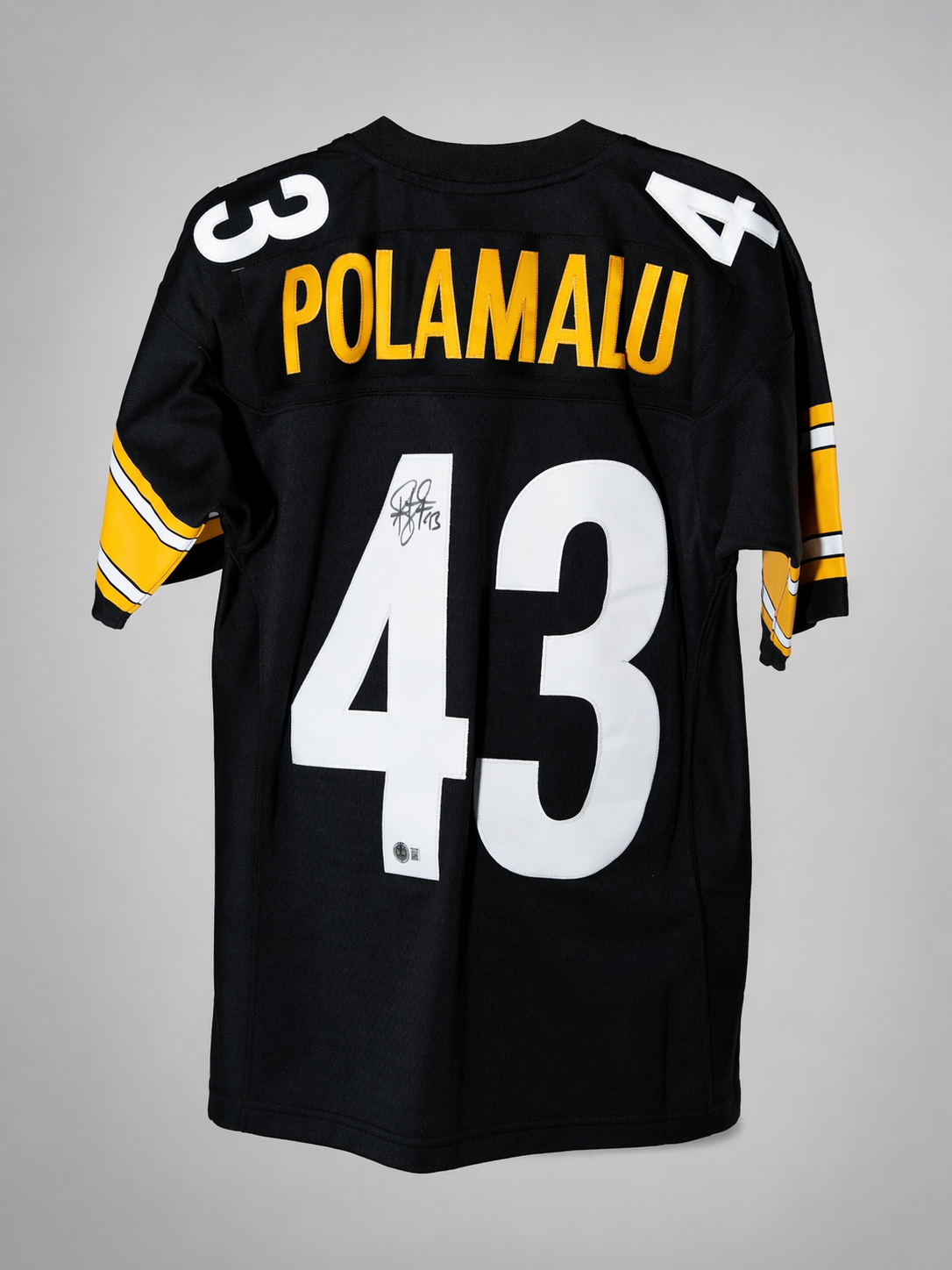 POLAMALU JERSEY SIGNED CERTIFICADO BECKETT