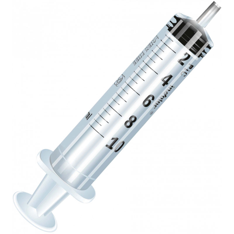 Seringues stériles 3 pièces 10 ml pour mésothérapie – Sans aiguille
