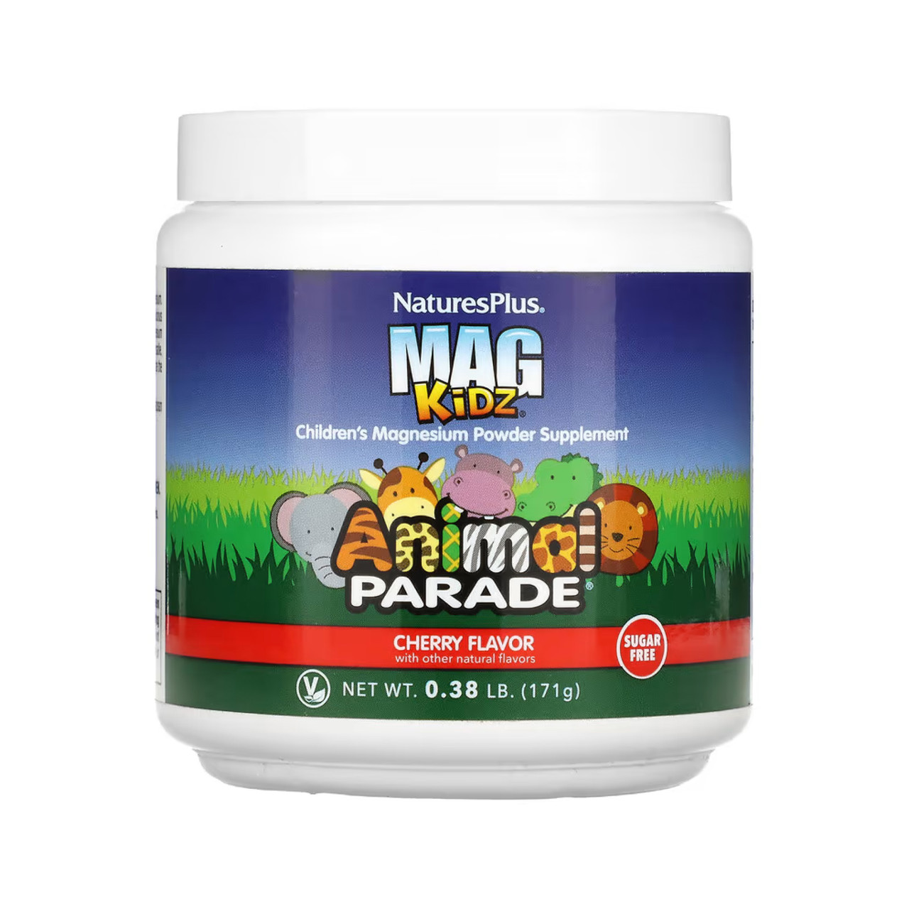 Магній для дітей, Animal Parade Kidz Powder - 171g