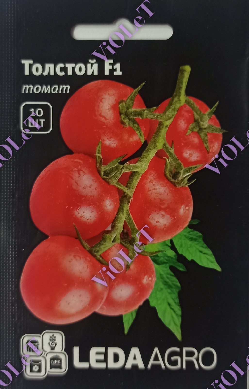 Толстой F1, томат 10 шт. індетермінантний, LedaAgro