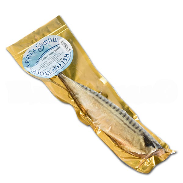 🇧🇬 "Ariel fish" Caballa ahumada en frio, 100 g.