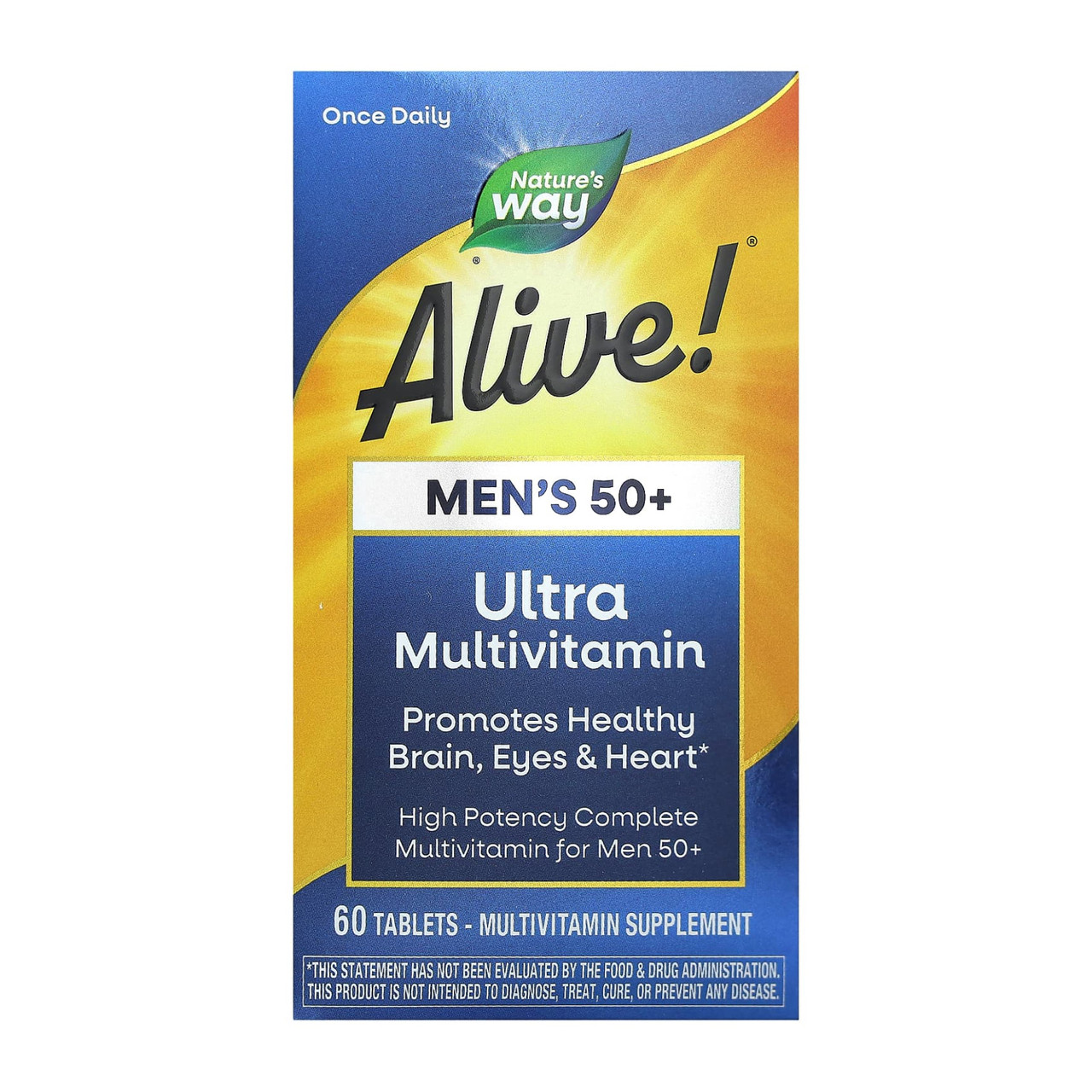 Мультивітаміни для чоловіків 50+, Once Daily Men's 50+ Ultra - 60 tabs