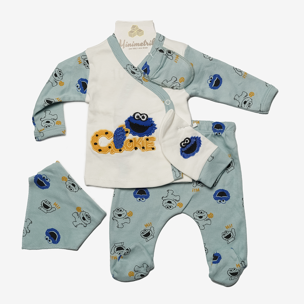 Комплект для новонароджених 5 предметів 0-3міс  56р