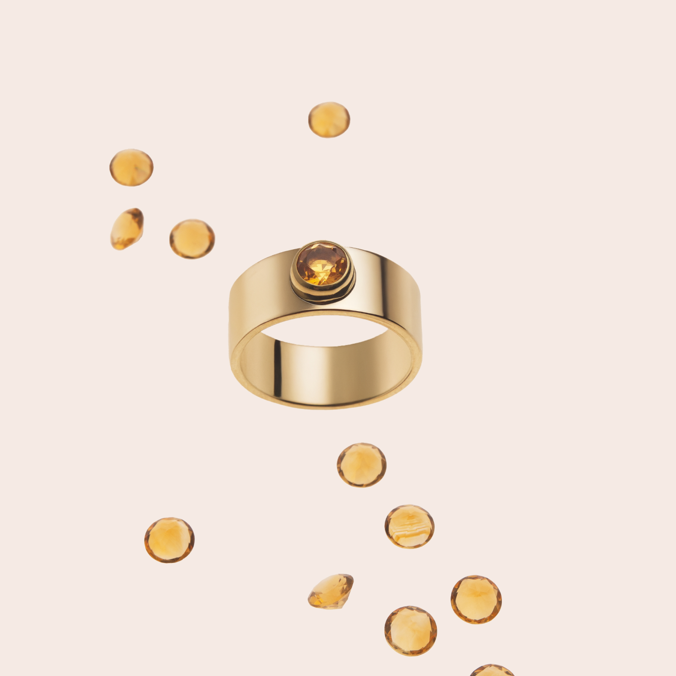 Артефакт "Радість" - Каблучка з цитрином
