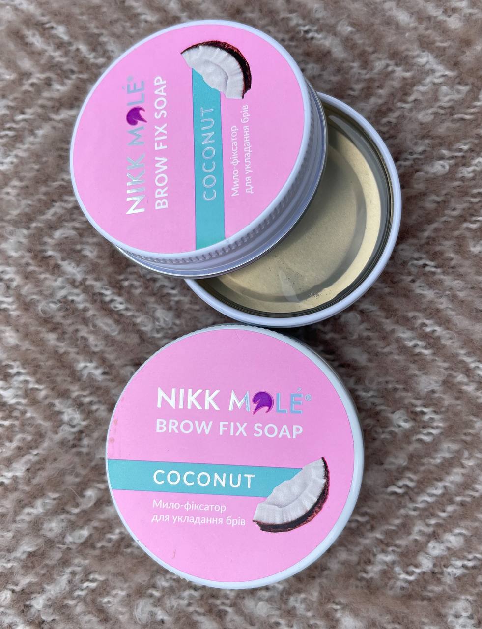 Фіксатор для брів Nikk Mole Brow FIX Soap coconut 30ml