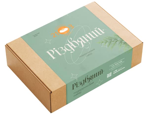 Різдвяний подарунковий набір кексів