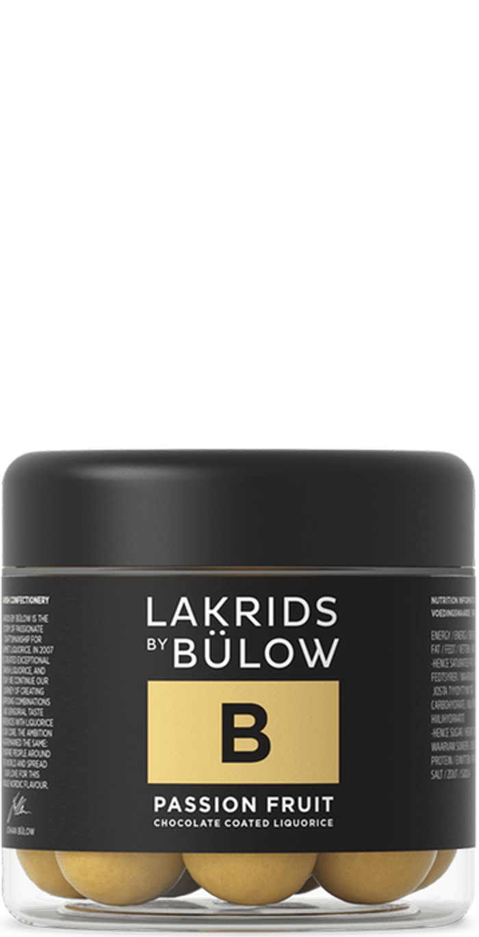 Лакричні цукерки Lakrids by Bülow B - Passion Fruit 125 г Small Данія