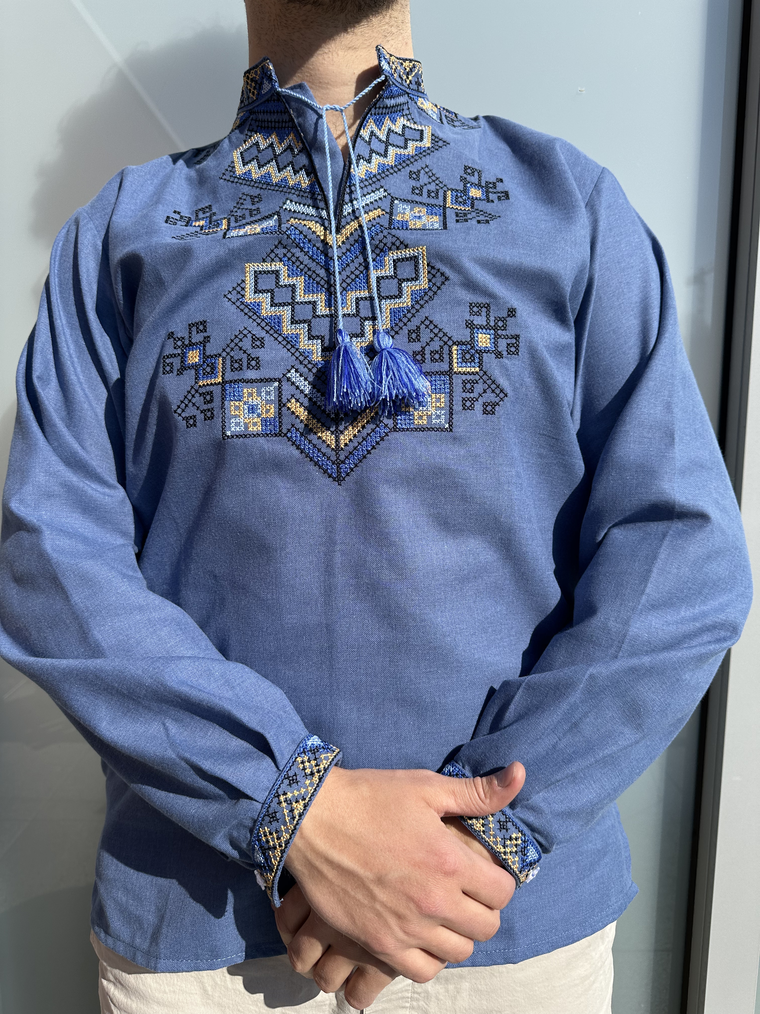 Чоловіча вишиванка "Блиск" | Chemise brodée "Éclat"