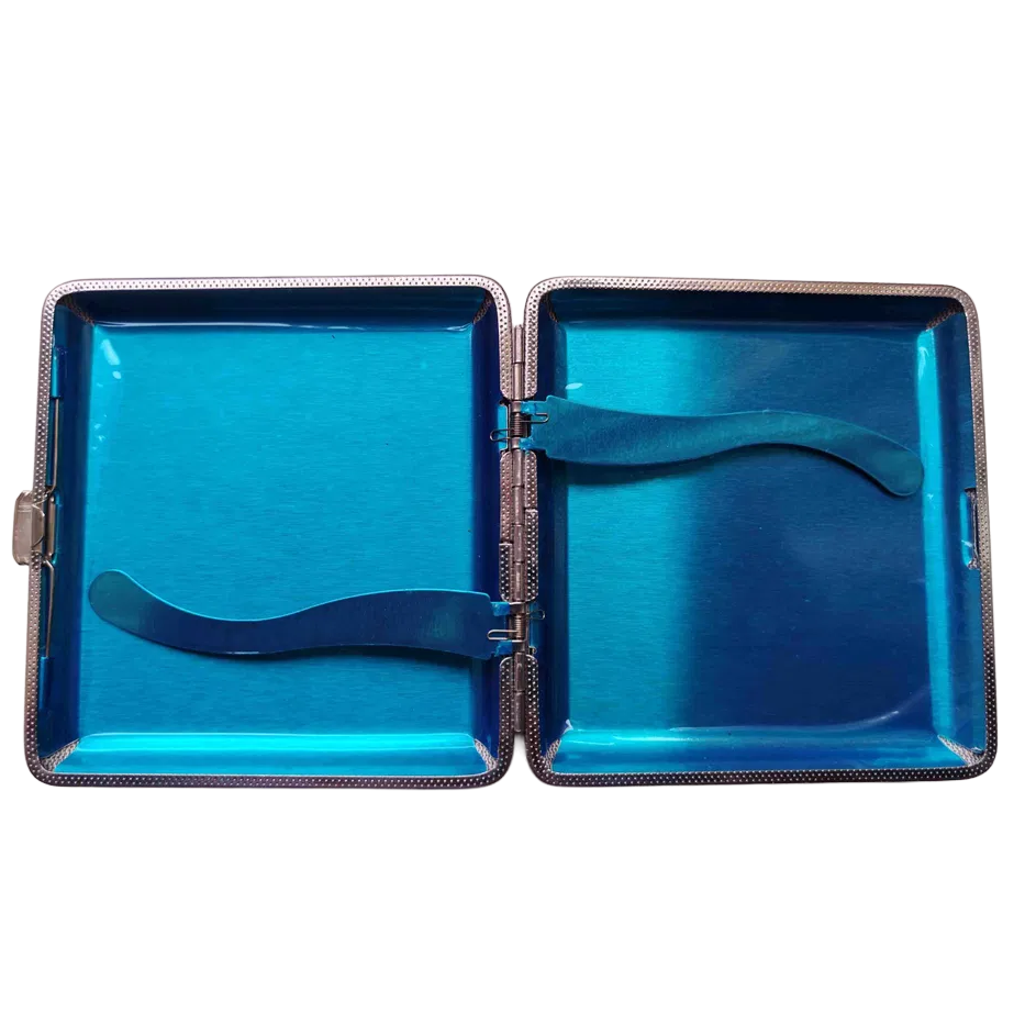 Портсигар у формі книги на прижимних пластинах