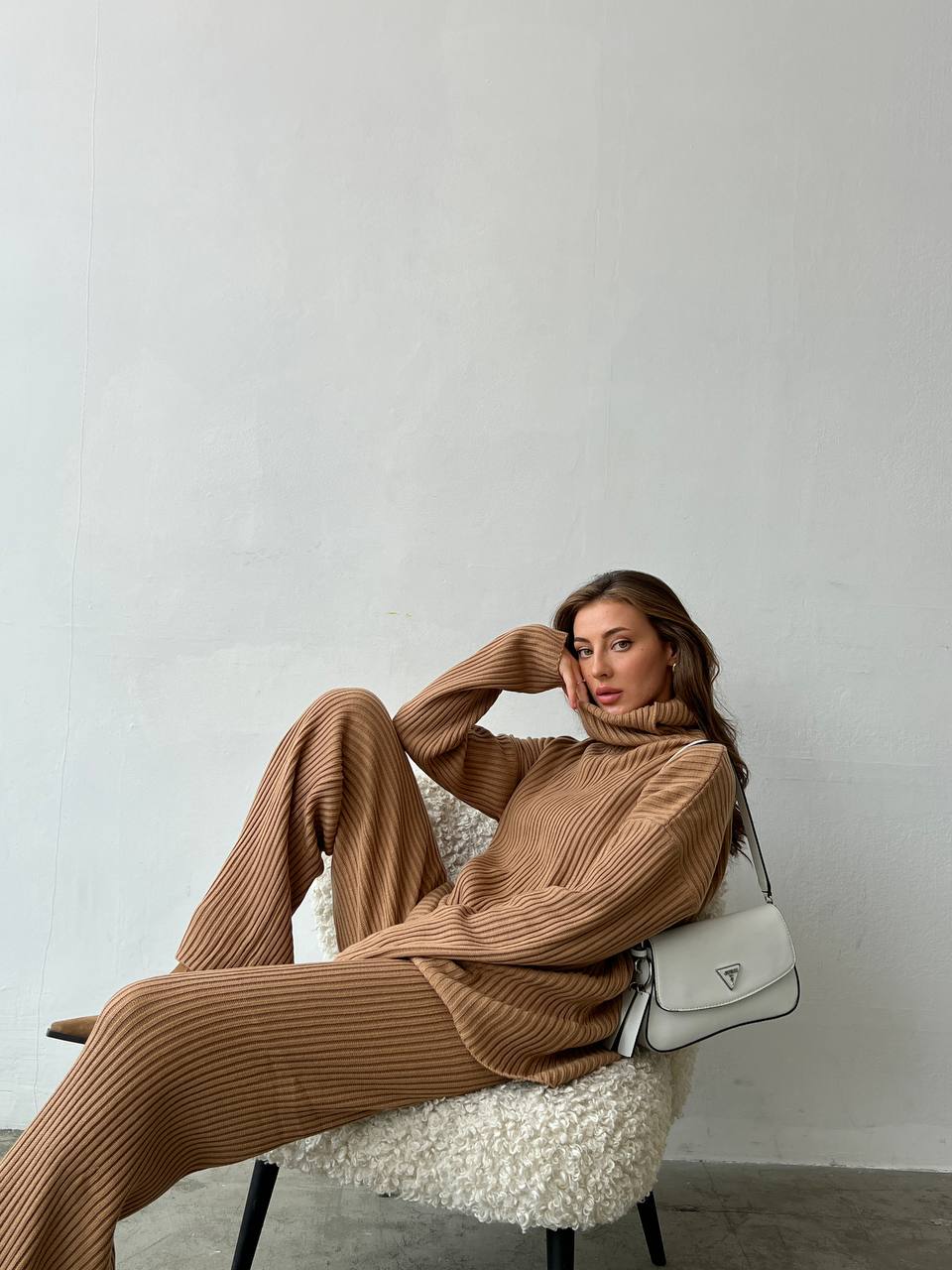 В'язаний костюм "Ядвига" -  Мокко IWOMAN