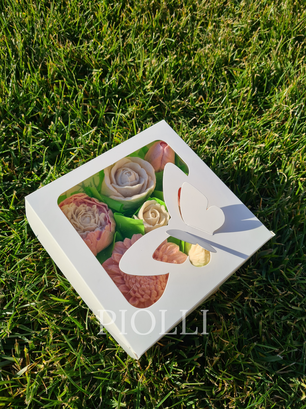 Коробка зефіру 15х15 мікс