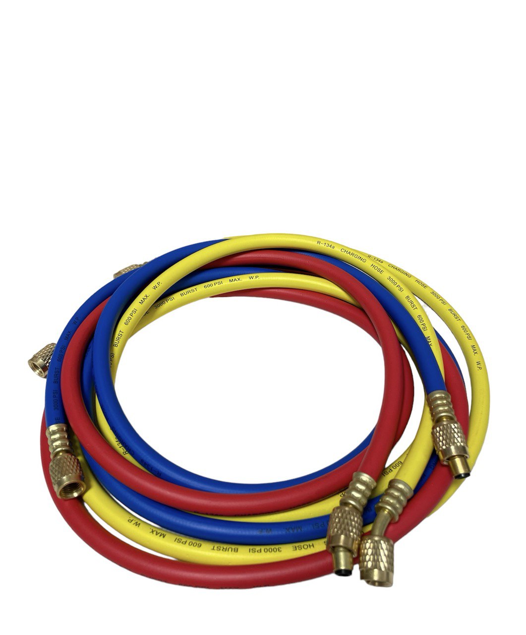 360 RYB P Заправні шланги 150 см для фреона R12 / R22 / R502 / 134а / 404а 1/4 -1/4 SAE