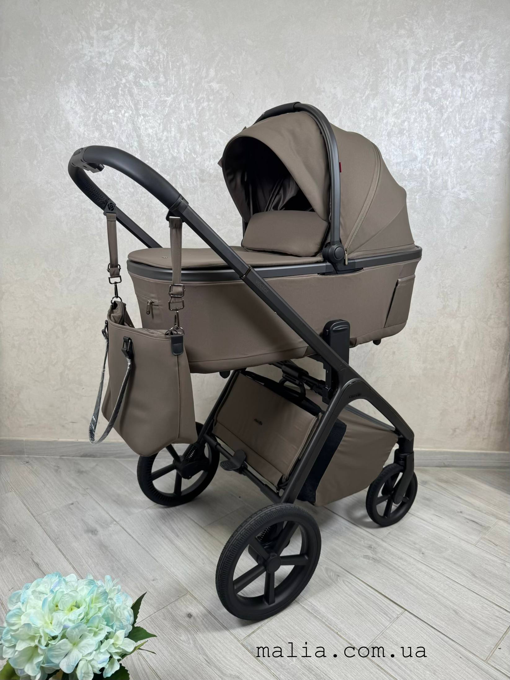 Коляска універсальна 2в1 CARRELLO Vector F CRL-6700 Koa Brown