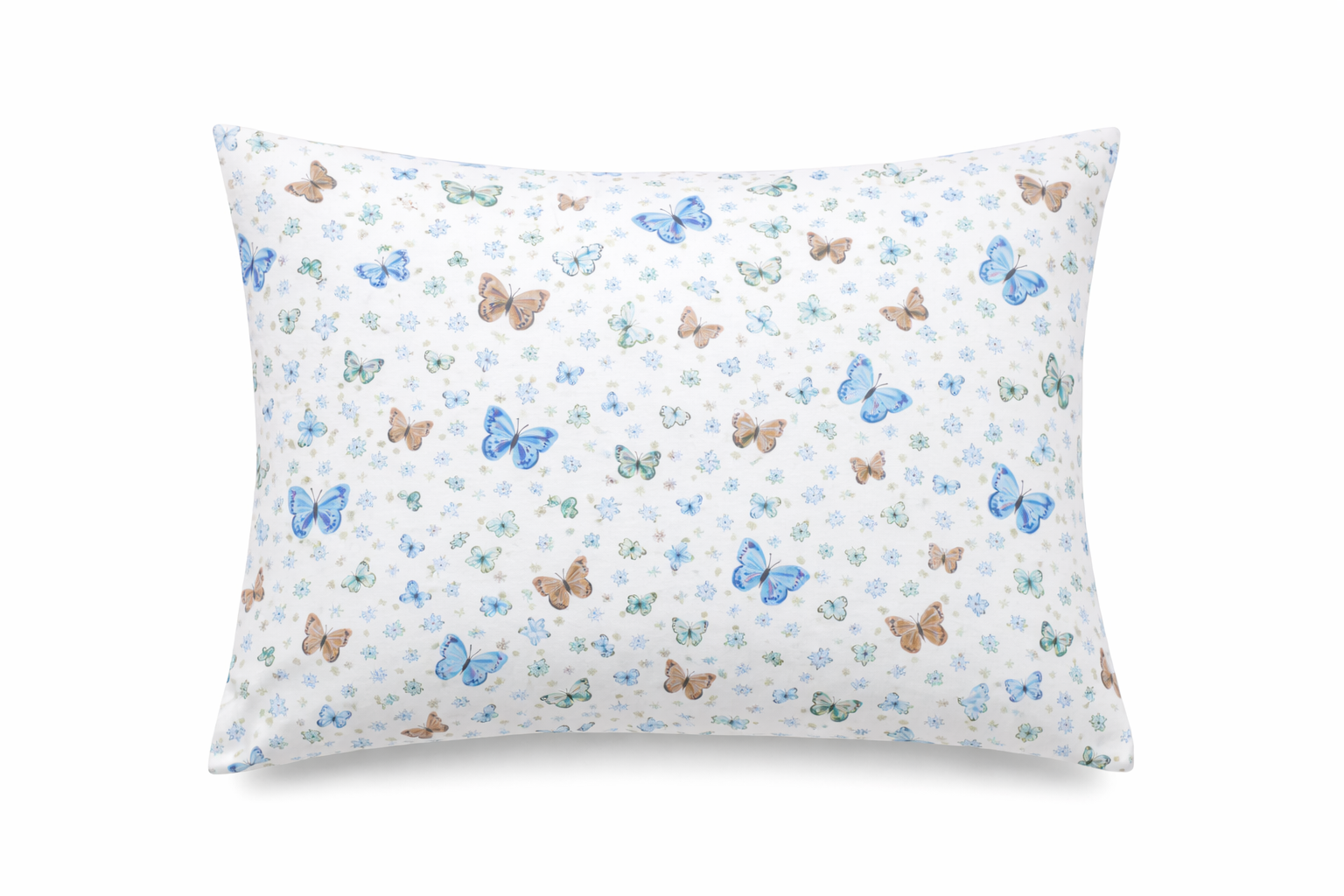 Наволочка ранфорс принт "Блакитні метелики"