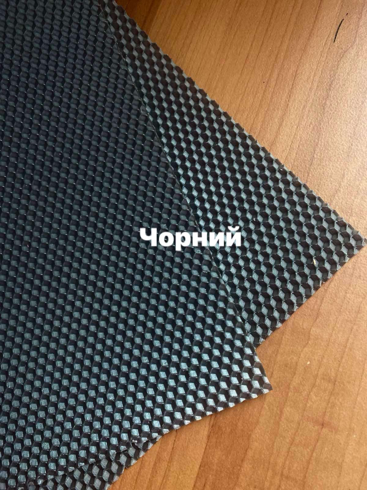 Вощина чорна для свічок поштучно + фітіль в комплекті. 20*26 см