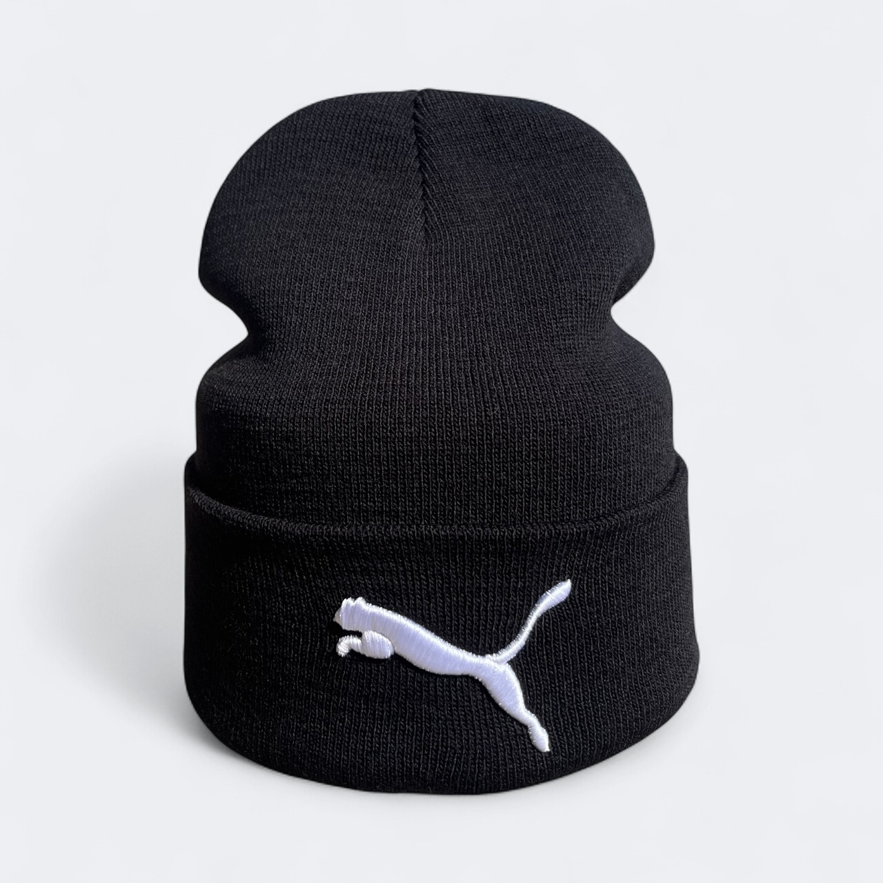 Шапка Чоловіча Осіння Puma - Пума Копія (Біла Вишивка)