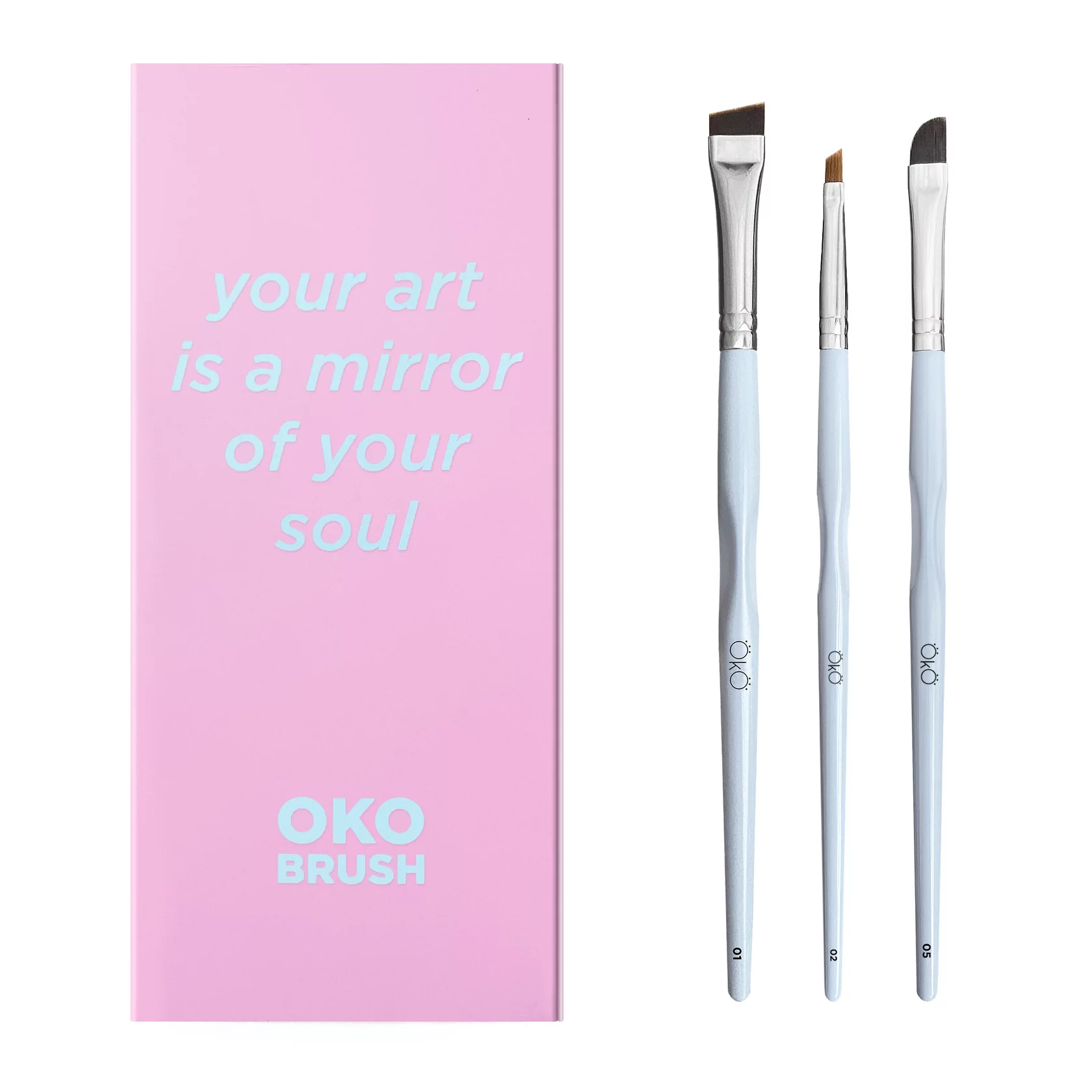 Комплект четки OKO "Your Art is a Mirror of Your Soul"