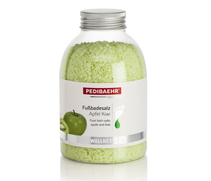 Сіль для ванн з екстрактом яблука та ківі (FUSSBADESALZ APFEL KIWI), 575г