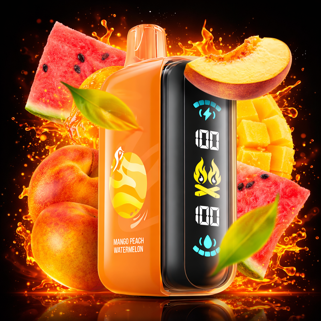 Ельф RAYA D3 25000 Mango Peach Watermelon ( Манго Персик Кавун )