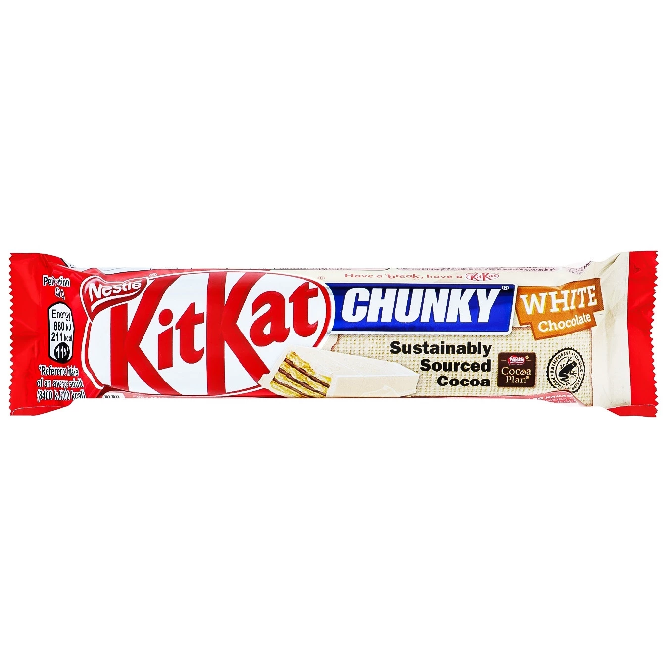Батончик Nestle Kitkat Chunky White в білому шоколаді 40 г