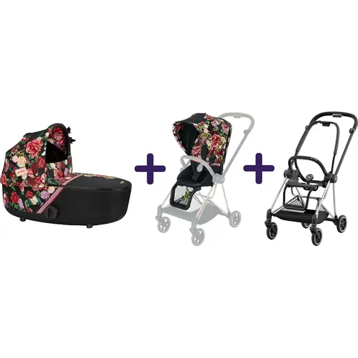 Коляска 2 в 1 Cybex Mios Spring Blossom