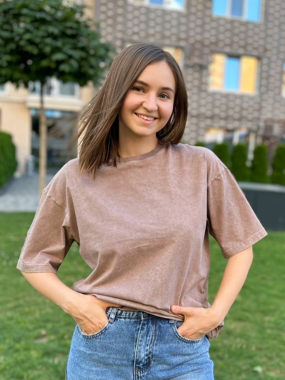 ФУТБОЛКИ ОВЕРСАЙЗ ВАРЕНА БЕЖ