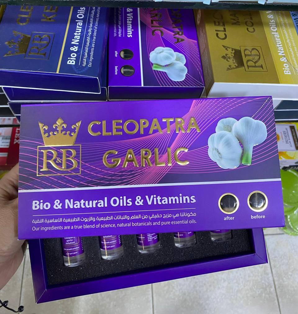 Cleopatra Garlic Collagen for hair Клеопатра Часниковий колаген для волосся 20 мл 5 ампул