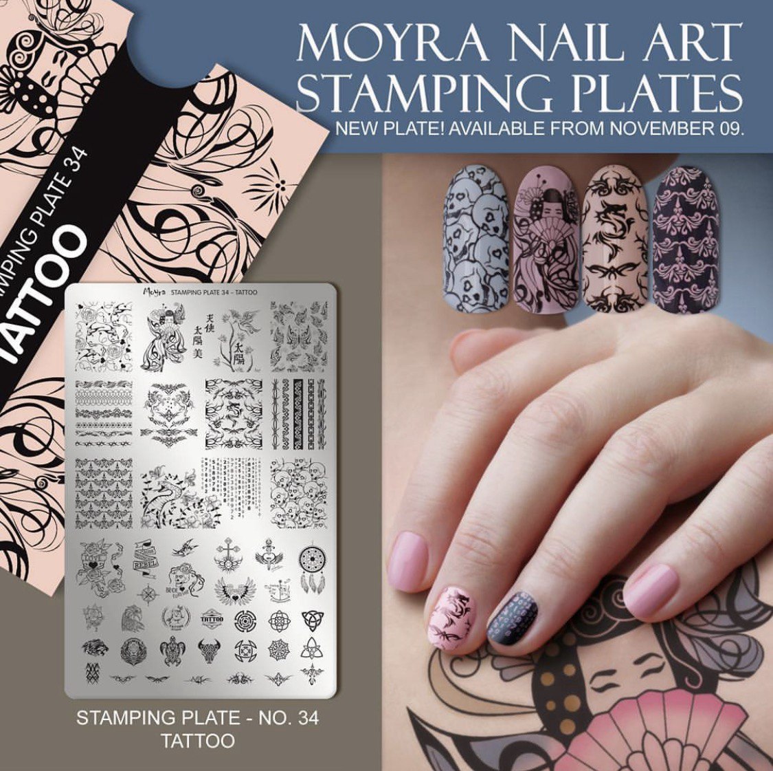 MOYRA STAMPING PLATE