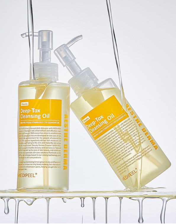 Вітамінна антиоксидантна гідрофільна олія MEDI PEEL Vegan Vitamin Deeptox Cleansing Oil