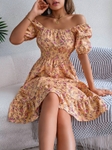 Women's Floral Ruffle Hem Summer Dress | Cute Summer Sundress