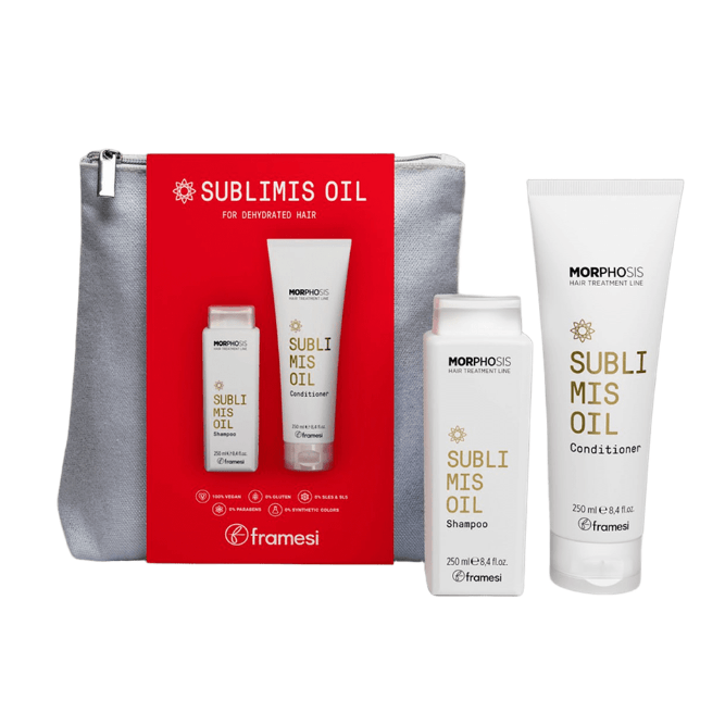 KIT MORPHOSIS SPARKLING BEAUTY BAG SUBLIMIS OIL - Косметичка з набором Sublimis Oil