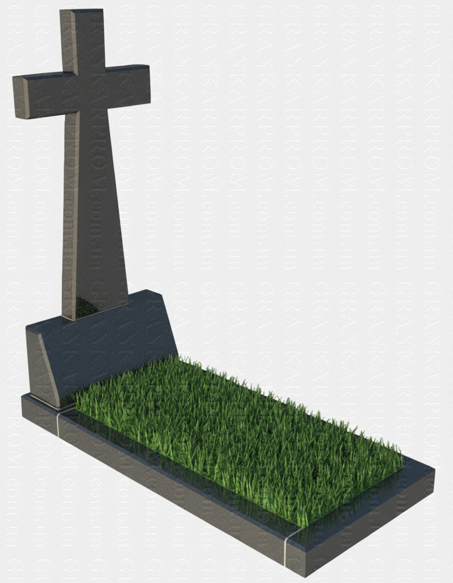 Гранітний хрест 3-33AM