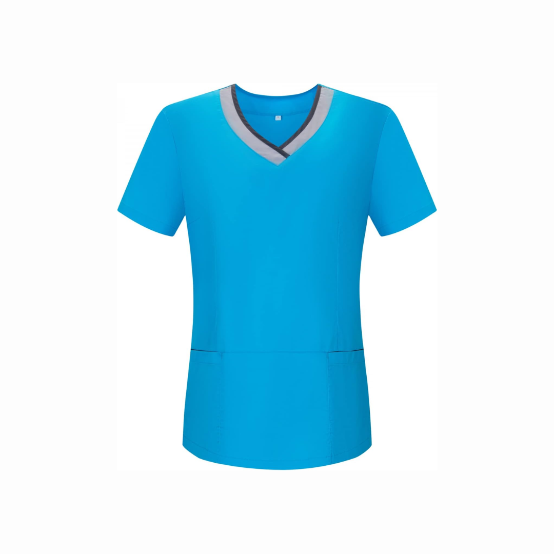 Medical women's uniform in blue